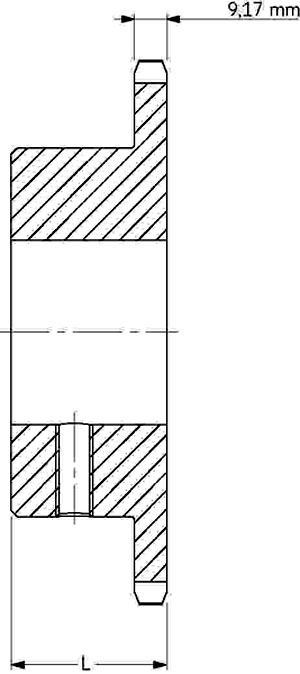 Звездочка PHS 10B-1BS22X30